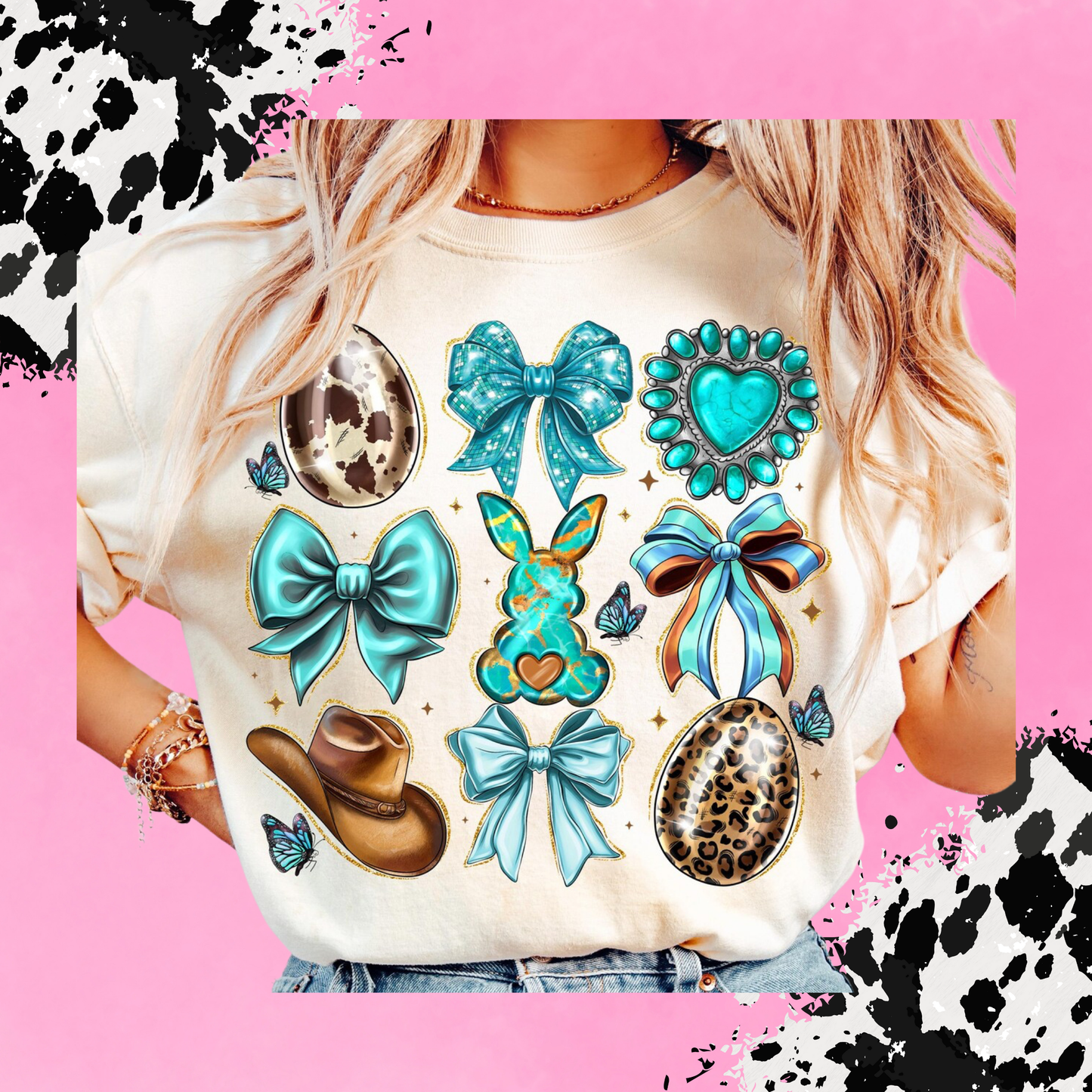 Teal Western Easter